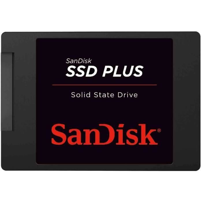 SanDisk SSD Plus 240 Go SATA III Disque SSD interne 2,5’’ jusqu’à 530 Mo/s