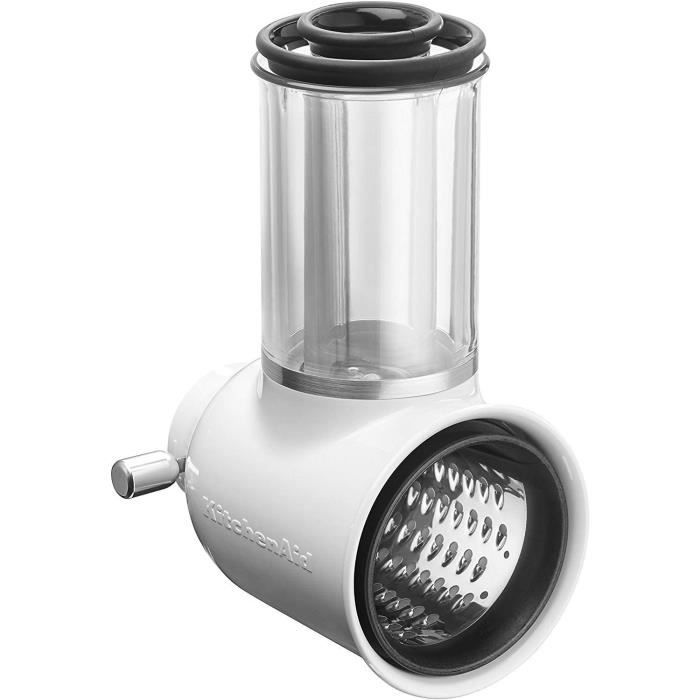 KitchenAid Tranchoir/Râpe à Cylindres pour Préparations Fraîches 5Ksmvsa pour Robot Pâtissier, Blanc