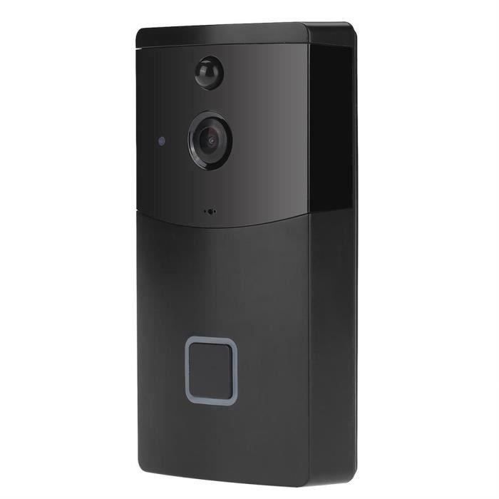 Sonnerie sans fil Wi-Fi Sonnette Caméra Vidéo Anneau Interphone Vision Nocturne Sécurité Construire à Domicile-GUA