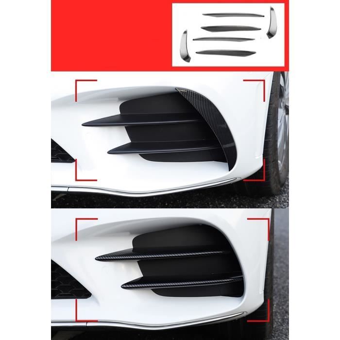 Amenagement Interieur,Coiffure de voiture pour Mercedes Benz C classe W205 C43 C63 pour AMG feu - Type short Carbon fiber