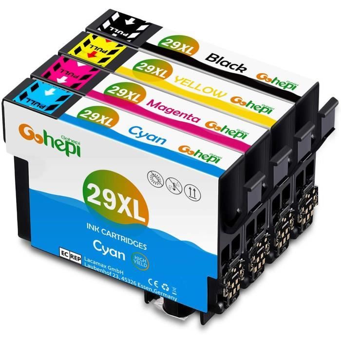 Cartouche d encre epson xp-235 4 couleurs 29 XL Compatible pour Epson Expression Home XP-235 XP-245 XP-247 XP-335 XP 332 XP 352