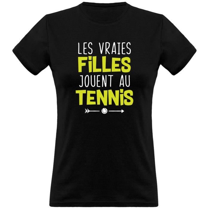 tee shirt femme humour - Cadeau imprimé en France - 100% coton, 185gr - les vraies jouent au