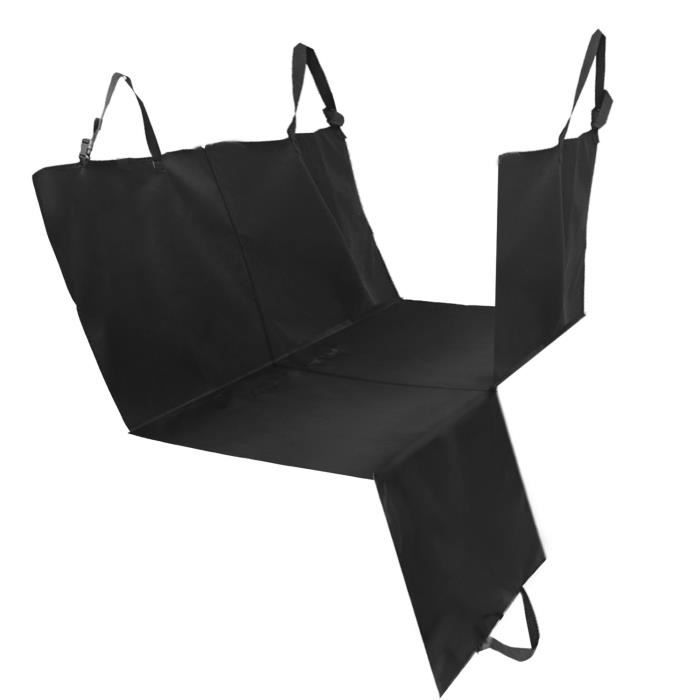 Nobleza - Housse de siège pour chien, protection voiture. Étanche, épaisse, durable. 147 x 145cm. Noire.