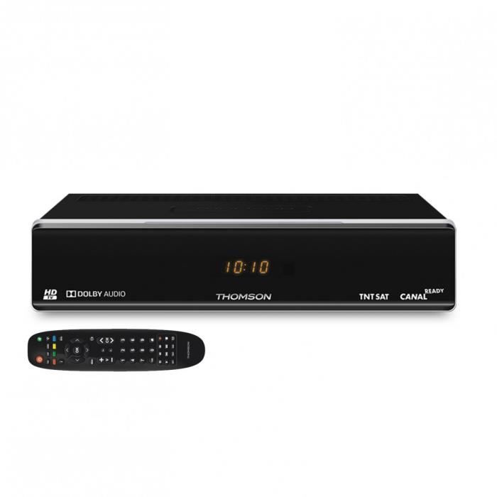 THOMSON Récepteur Boitier TV satellite HD vendu sans carte TNTSAT Astra 19.2E