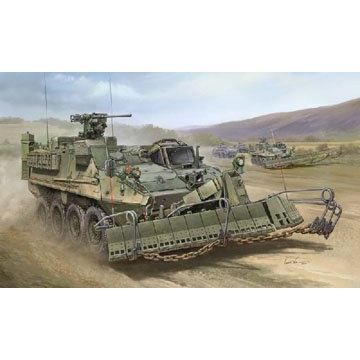 TRUMPETER 1-35 M1132 STRYKER ENGINEER SQUAD VEH…