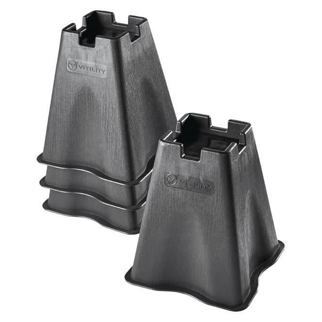 Vitility Grand Pied Rehausseur de Meuble 25,5 cm-10 Pouces