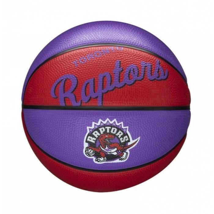 Mini ballon NBA Retro Toronto Raptors - rouge/violet - Taille 0
