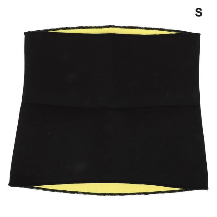 LANG Ceinture pour adulte Sport Yoga Fitness Body Minceur Transpiration Taille Abdomen Fixation Ceinture (S)