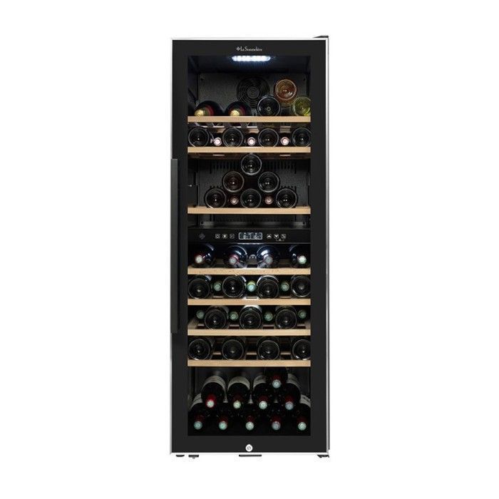 ECS812Z – Cave à vin – La Sommelière – 75 bouteilles – 2 zones – 480 × 575 × 1270 cm – Classe G – 37 dB - La Sommeliere