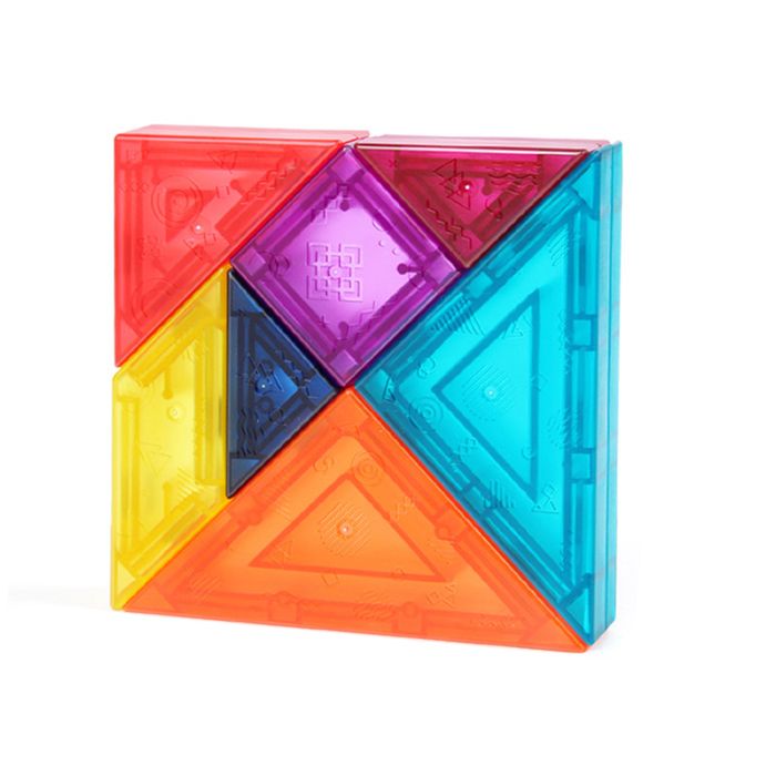 Jeu Voyage Aimants Tangram Magnétique Enfant - Jeu éducatif Montessori Avec Aimants Puissants Jouet Montessori 3 Ans