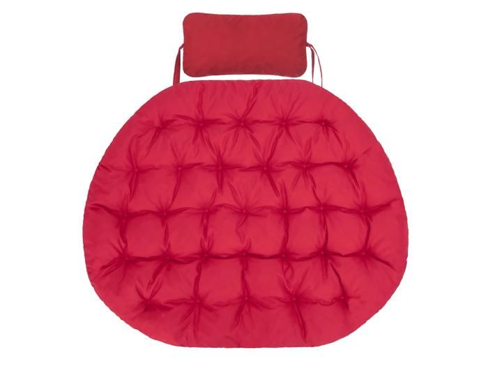 Bjird - Coussin Fauteuil Suspendu 100x128cm Rouge (Ecolen) Fauteuil Balancoire Chaise Oeuf