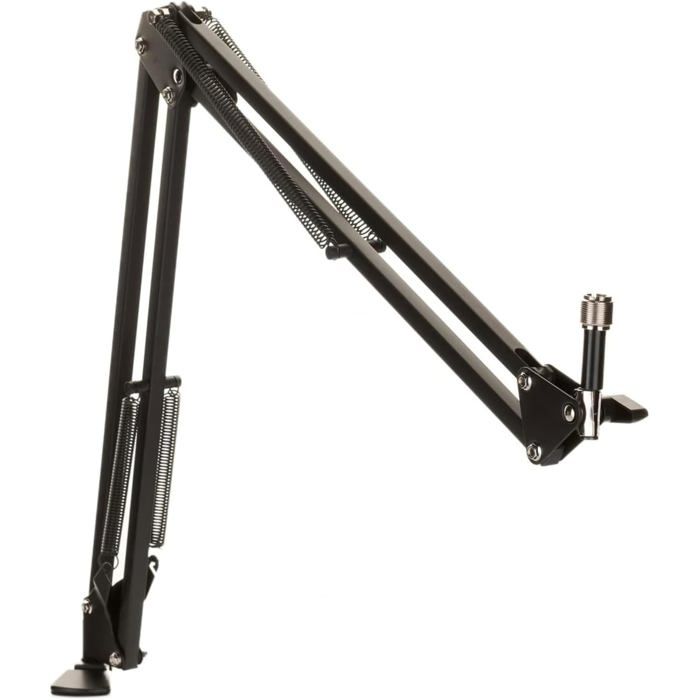 Bras De Microphone En Aluminium FULAIM - Support Réglable Pour RODE, Shure Et Streaming (Noir)
