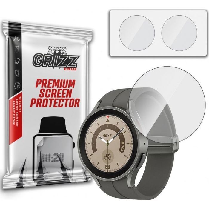 Vitre pour montre connectee - ecran pour montre connectee Grizzglass Verre hybride pour Samsung Galaxy Watch 5 Pro