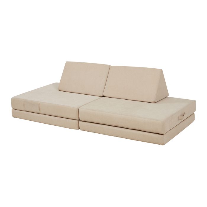 Canapé de jeu de 5 pièces Norhulta velours côtelé 150 x 66 x 46 cm beige Canapé de jeu de 5 pièces Norhulta velours côtelé 150 x 66 x 46 cm beige
