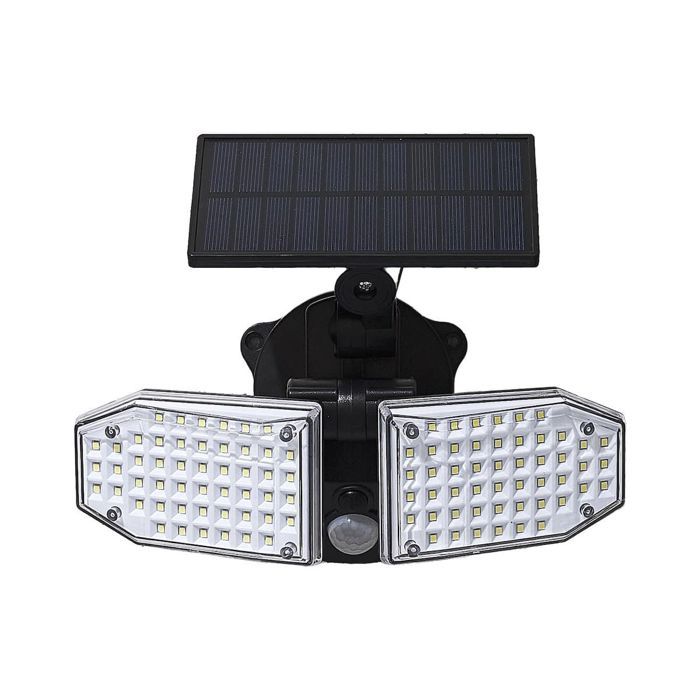 Lampe LED dernière génération solaire détecteur de mouvements et de luminosité 120 Lumens Lampe LED dernière génération solaire détecteur de mouvements et de luminosité 120 Lumens