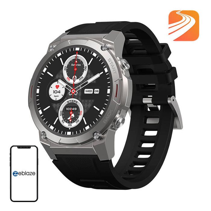 Montre connectée - ZEBLAZE - Vibe 7 Pro - Android & iOS - Écran tactile - Mesure des pas