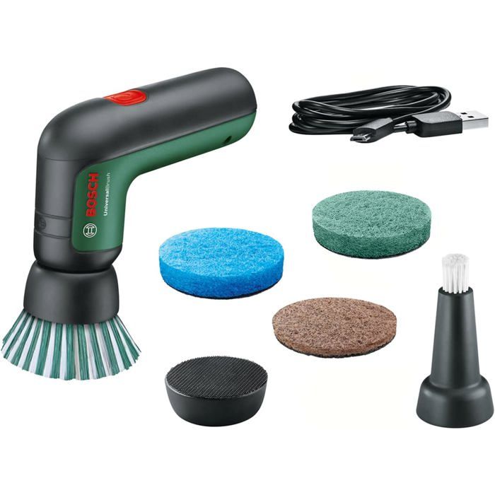 Brosse de Nettoyage Bosch UniversalBrush - Performances puissantes et accessoires polyvalents