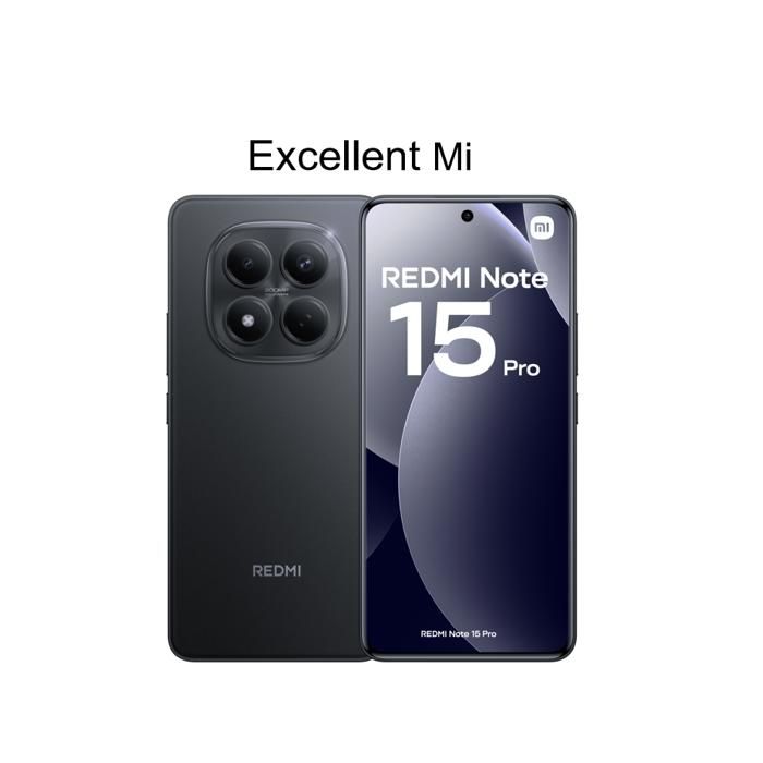 REDMI Note 15 Pro 4G Smartphone de 8G RAM ROM Vendu par Excellent Mi EU Version Chargeur non inclus - vue 2