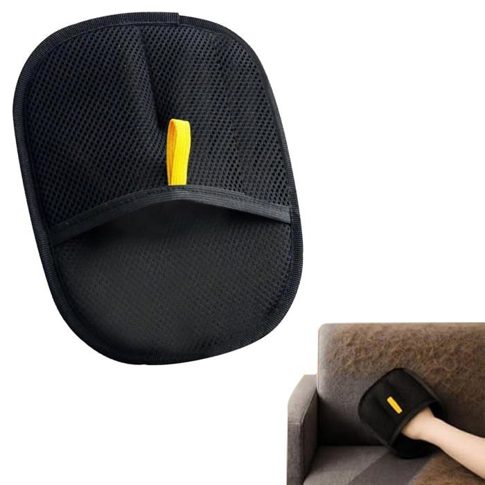 Gants antistatiques double face pour enlever les poils danimaux -Convient aux chats aux chiens et aux lapins