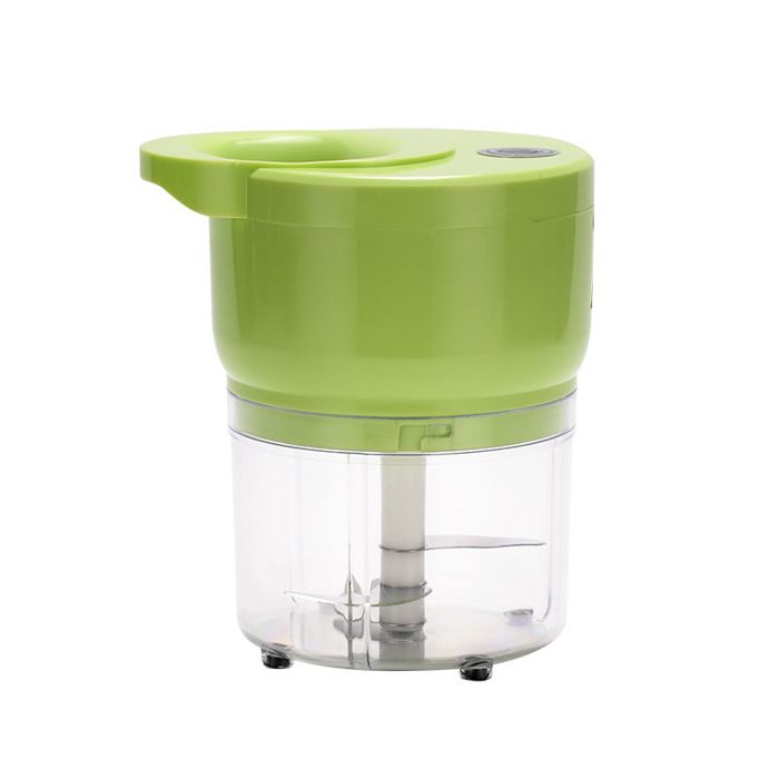 Robot culinaire électrique jaune-vert petit robot culinaire portable multifonctionnel sans fil pour un usage domestiqu