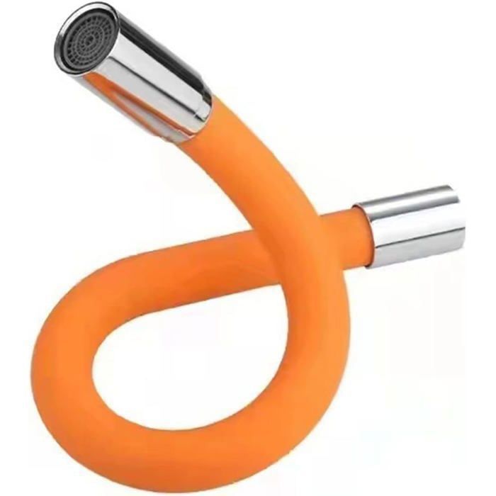 Tuyau de Pulvérisation dExtension pour Robinet de Cuisine Rallonge de Robinet Anti-Éclaboussures Rotative 360 Degrés (20cm)