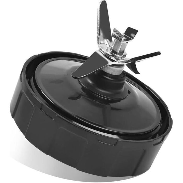 Lames mixeur Nutri Ninja – Compatible BL480/BL640/NN101 – 7 pales inox affûtées – pour smoothies et cuisine maison – Noir 10cm