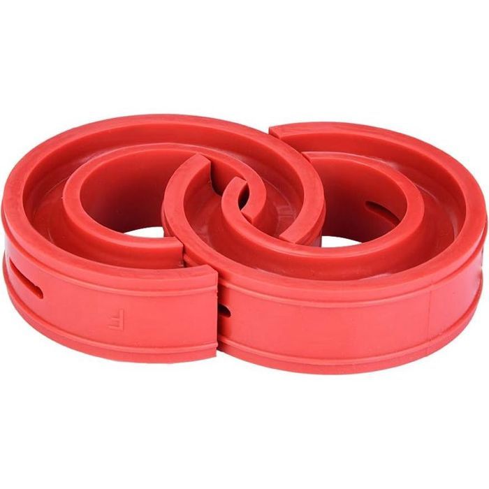 Amortisseur Tampon de Ressort 2Pc Universel de Voiture Coussin de Butoir Rouge de Voiture Amortisseur Ressort de Type de Pare-choc