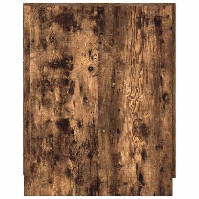 Meuble pour machine à laver Chêne fumé 71x71 5x91 5 cm_2 ans garantie_44780