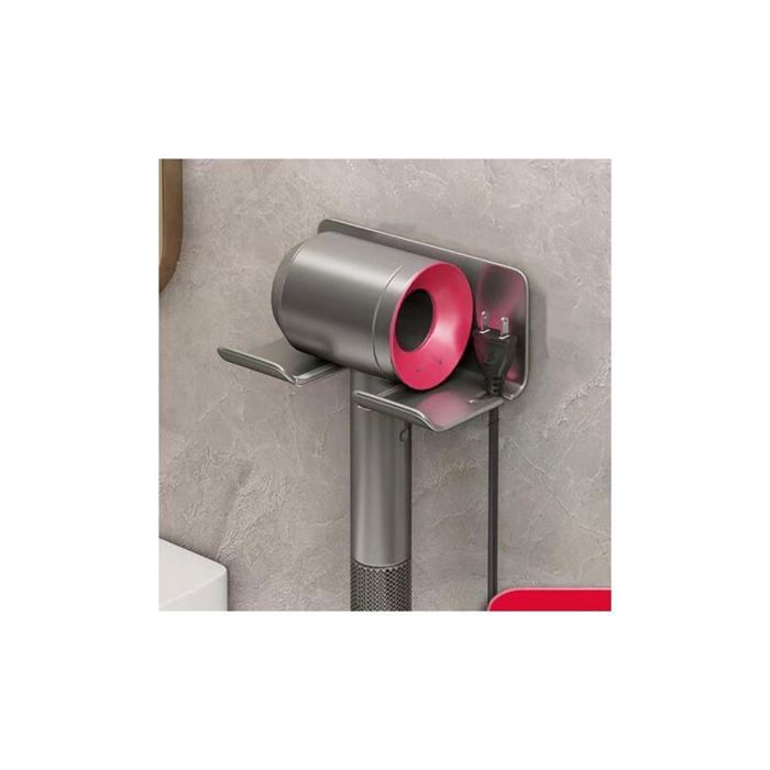 Support seche Cheveux Porte seche Cheveux Mural Support pour sèche-Cheveux Porte seche Cheveux sans percage Support seche Ch