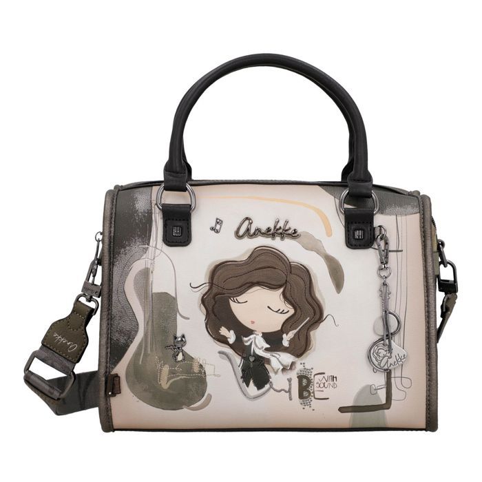 Sac à main - ANEKKE - Orchestra Bowling Bag Multicolor 358064 - Multicolore - 28x21x15 cm - Synthétique zippée Sac à main - ANEKKE - Orchestra Bowling Bag Multicolor 358064 - Multicolore - 28x21x15 cm - Synthétique zippée