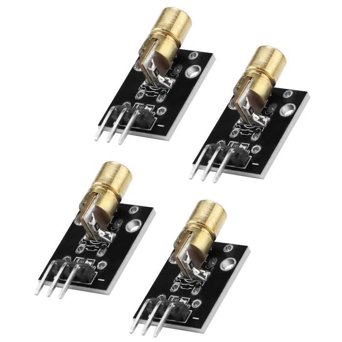 Akozon Module laser 4pcs 5mW 650nm Module émetteur laser Module de ...