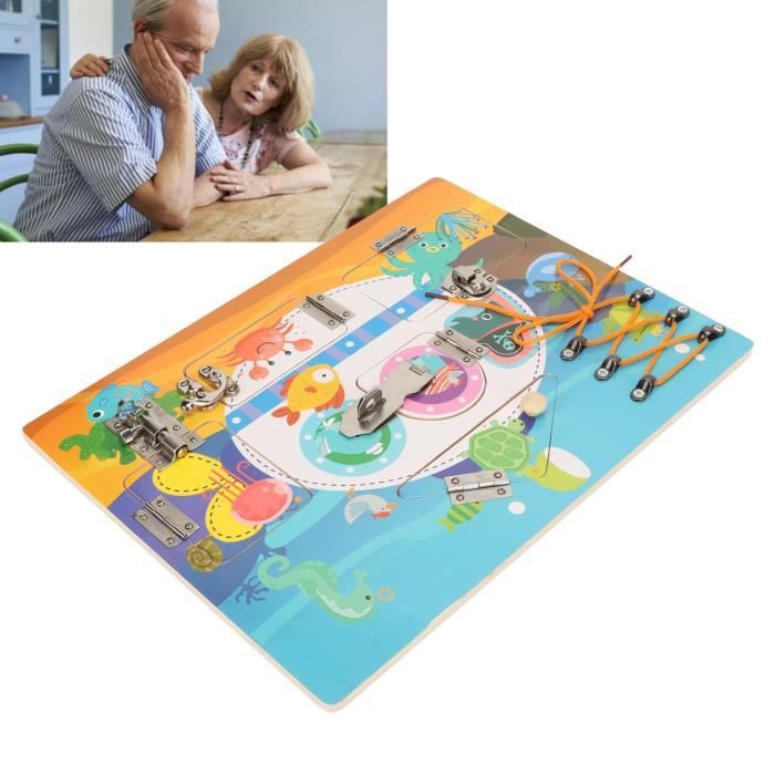 Planche Sensorielle Pour Aînés, Divers Mécanismes Pour Soulager L'Anxiété, Planche Apaisante, Activités Sensorielles Pour Améliorer La Coordination Pour La Démence