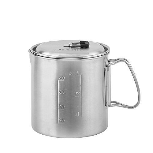 Solo Stove Solo Pot 900 Lightweight Stainless Steel Backpacking Pot