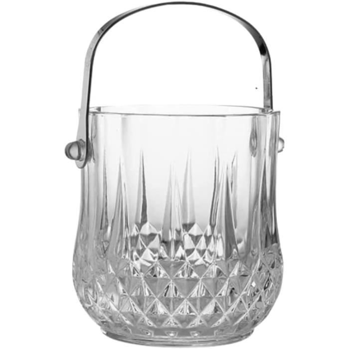 Delaman Seau à Glace, Mini Récipient Congelé Isolé En Acier Inoxydable Pour Bar Vin Champagne 1L(Or Delaman Seau à Glace, Mini Récipient Congelé Isolé En Acier Inoxydable Pour Bar Vin Champagne 1L(Or
