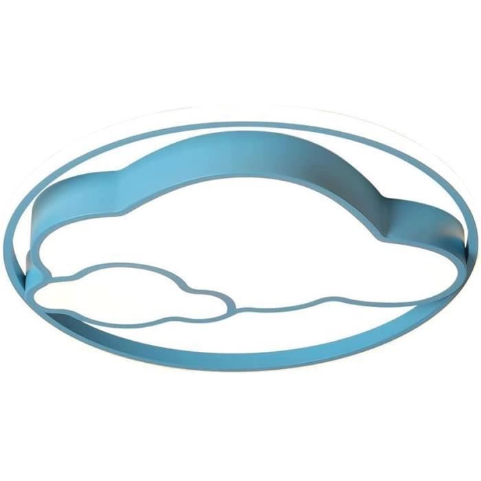 Plafonnier LED Enfant Planète Espace - Gradation Et Couleur Réglables Par Télécommande, 48W