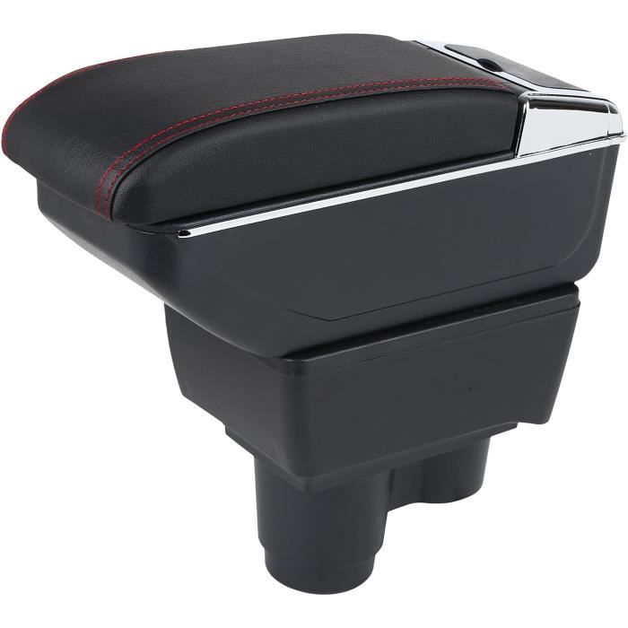 Accoudoir Pour Kia Picanto 2008-2019 - Boîte Double Couche, 7 Ports USB, Repose-bras Réglable
