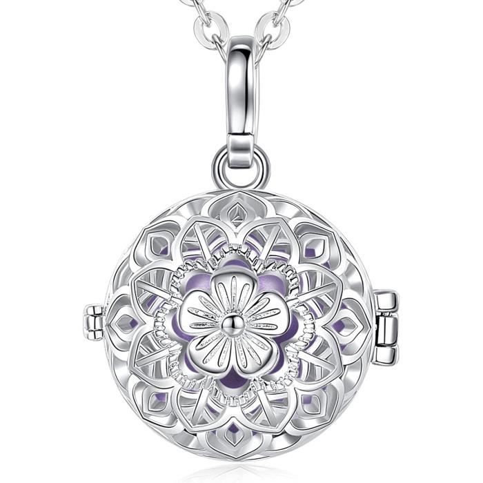 Collier Bola Grossesse EUDORA - Pendentif Carillon Harmony Ball | Cadeau Femme Enceinte