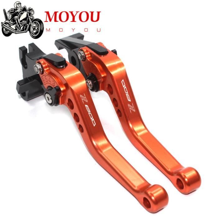 Leviers Frein & Embrayage Aluminium CNC Pour Kawasaki Z900RS 2018-2022 – Noir – Upgrade Premium