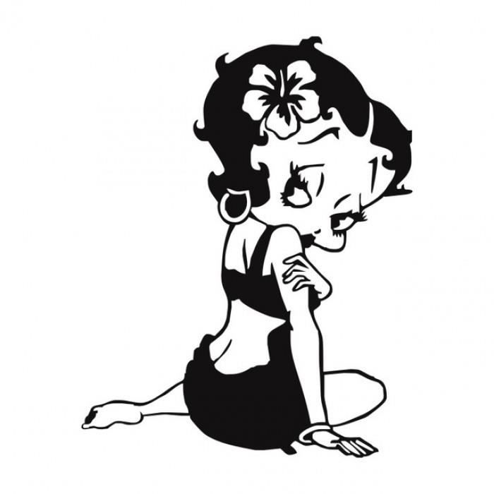 Version Black 2 Pieces Betty Boop Vinyle De Voiture Style Moto Stickers Muraux 12 2 Cm 15 6 50 48 Achat Vente Statue Statuette Soldes Cdiscount