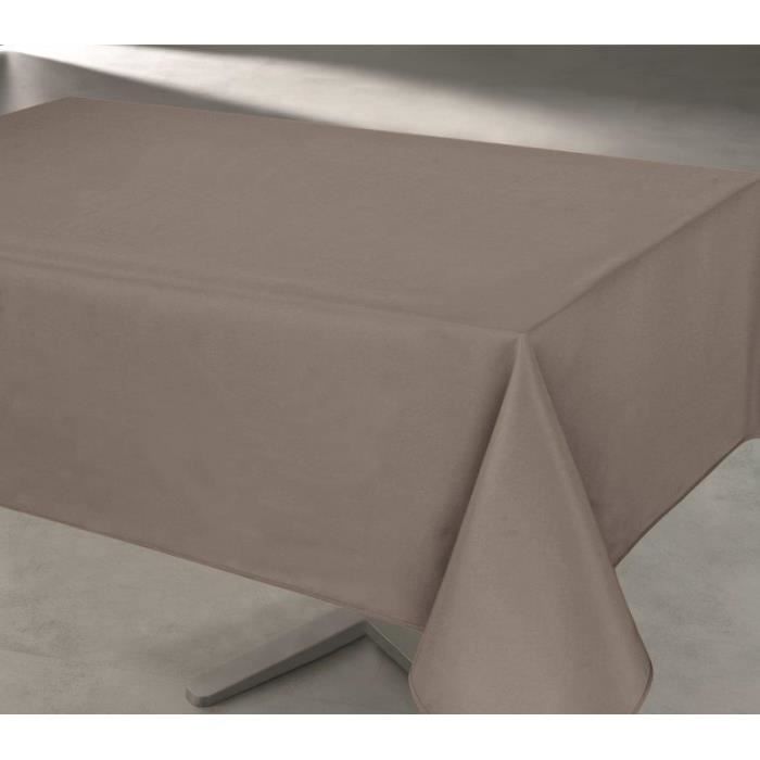 Annecy Gris, Nappes antitache imprim/ées Rectangle 145 x 240 cm UNIVERS-DECOR Nappes antitache imprim/ées rectangulaires et Rondes