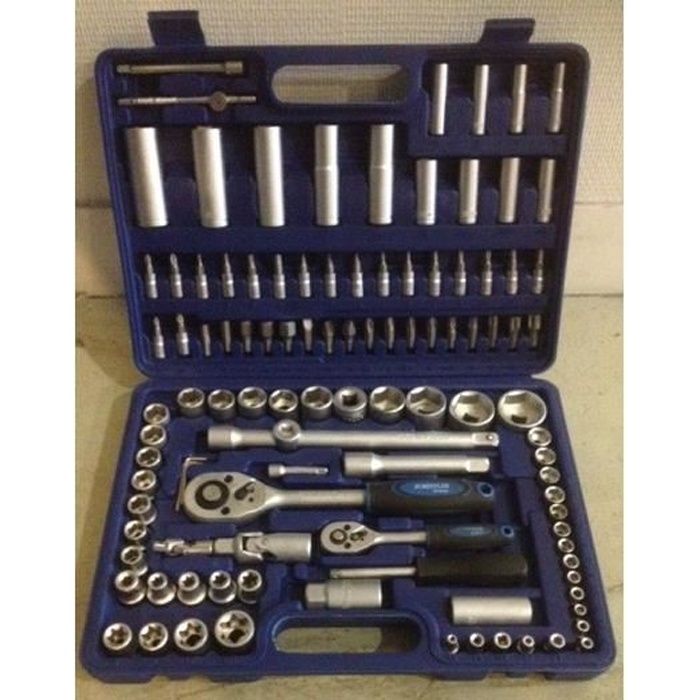 Bricoland - Caisse et coffret à outils - Boite à outils 108 pièces - Bosch
