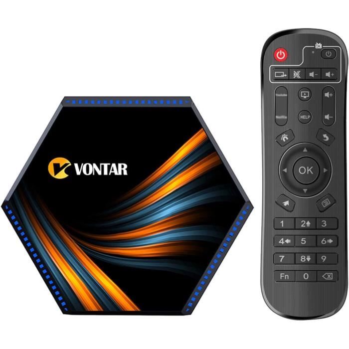 Boîtier TV Android 14.0, H96 Max M9S 8 Go De RAM 128 Go De ROM RK3576 Avec Double WiFi 2,4 G/5,8 G, BT 5.0+ Quad-Core 64 Bits 4K/8K UHD H.265 Ethernet