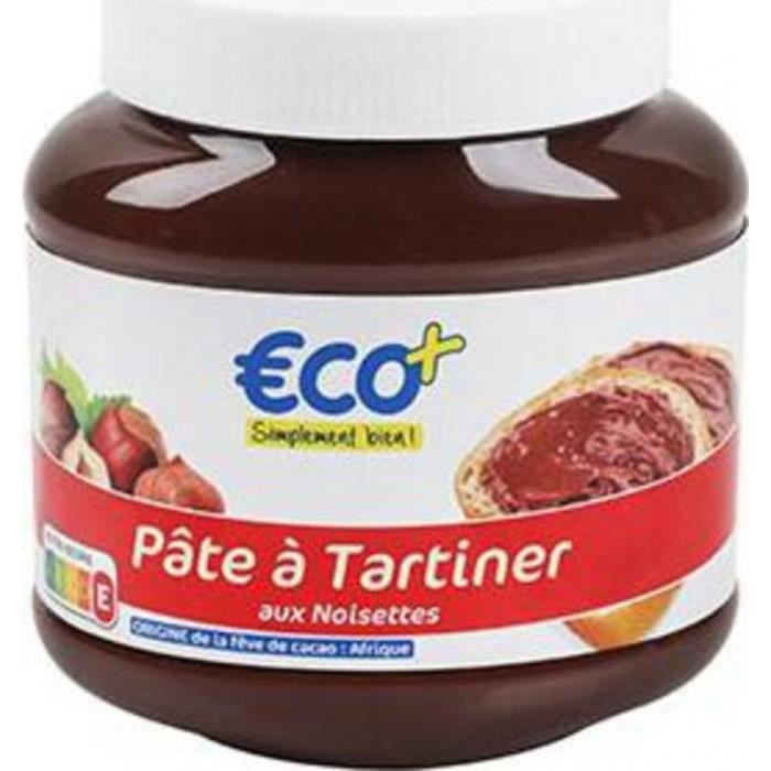Pâte à tartiner Eco+ 750g aux noissettes Cdiscount Au quotidien