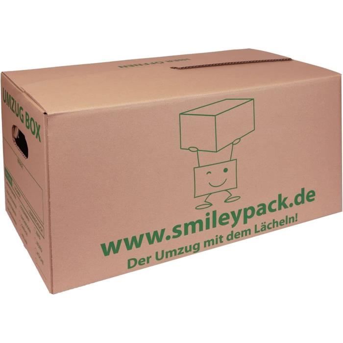 Cartons Déménagement Mituso 60x33x35cm - Lot De 10 Jusqu'à 40kg Charge