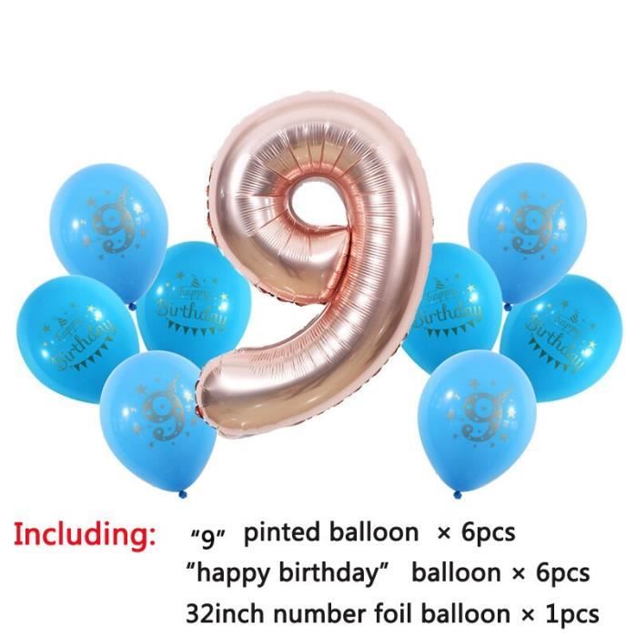 Ballon Pour Joyeux Anniversaire Ballon Numerique Rose Bleu Pour Fille 1 2 3 4 5 6 7 8 9 Ans Modele 9st Blue Hypdqqb Achat Vente Ballon Decoratif Soldes Sur Cdiscount Des Le Janvier Cdiscount