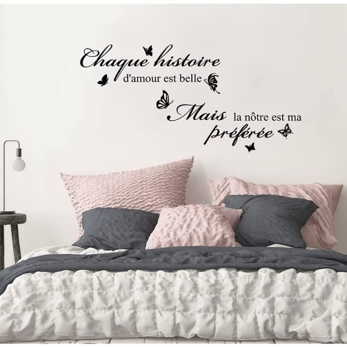 Sticker Mural Docliick "BIENVENU DANS" - Phrases Célèbres Décoratives En Français