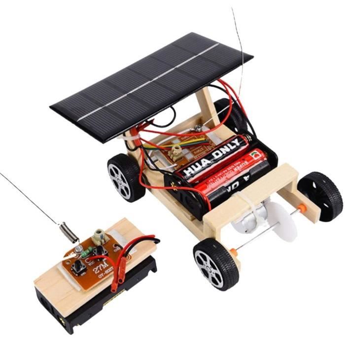Kit Voiture Solaire En Bois à Construire - Sol-expert - Éco-responsable - Neuf