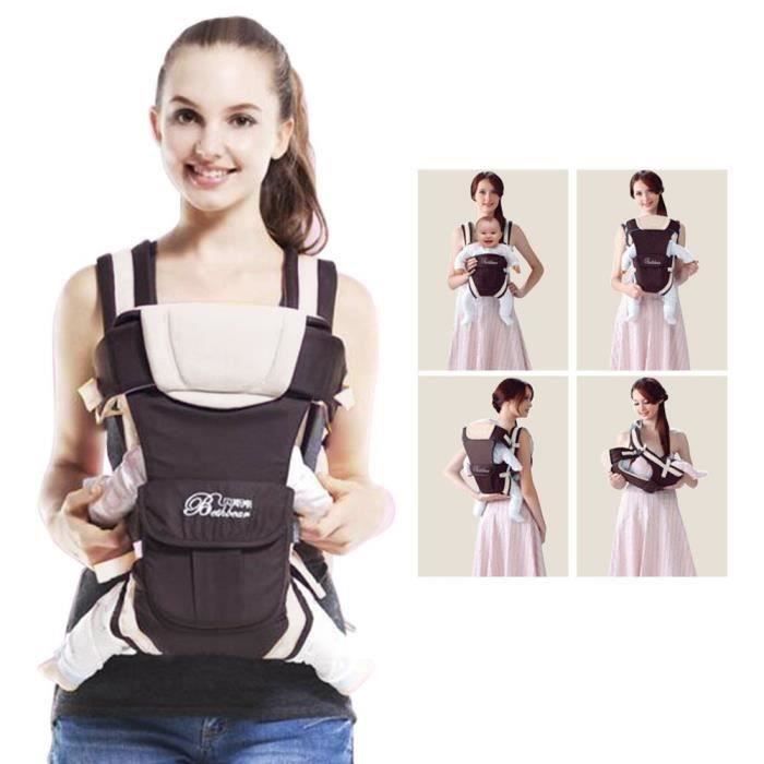 Sac A Dos Porte Bebe Ergonomique Pour Transporter A Ton Bebe Porte Bebe Confortable Sac A Dos Ajustable Kaki Cdiscount Pret A Porter