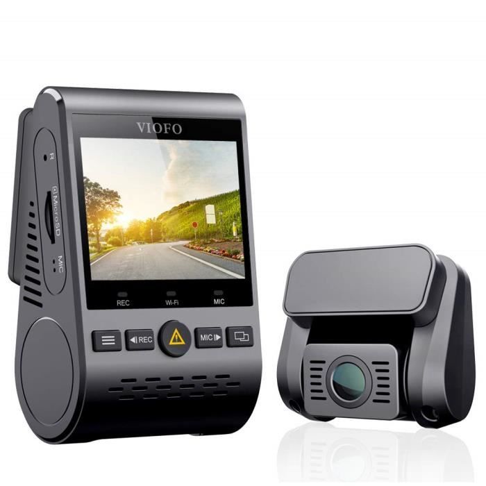 Caméra de Voiture VIOFO A129 Duo Double Caméra Embarquée 2.0” LCD WiFi Full HD 1080P Sony IMX291 Sensor, GPS, Supporte la Télécom