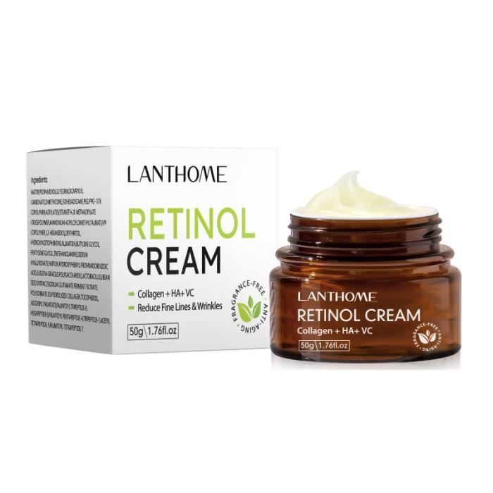 La crème au rétinol LANTHOME hydrate en profondeur, hydrate, adoucit